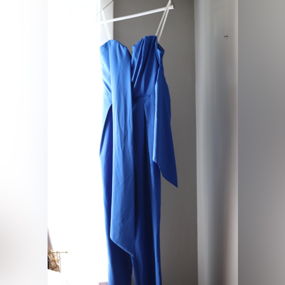 Mustard Seed Royal Blue Jumpsuit